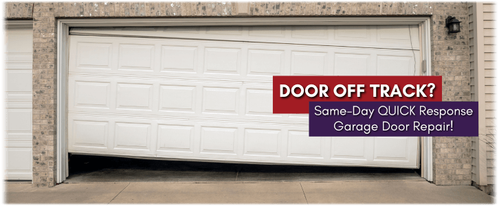 Garage Door Off Track In Coon Rapids MN